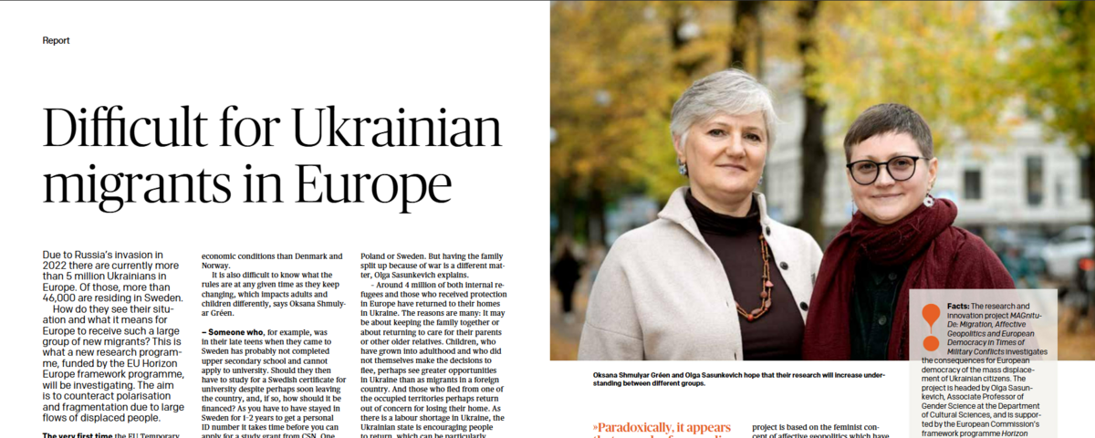 MAGnituDe im GU-Journal